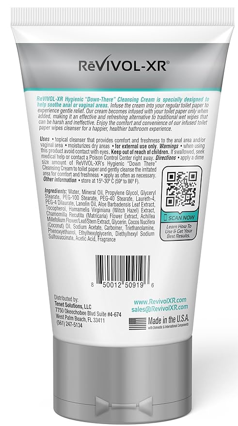 Hygienic Cleansing Lotion, Gentle Relief + Soothing Aloe & Witch Haze for Discomfort of Down-There Sensitive Areas, Makes 300+ Wet Wipes from Toilet