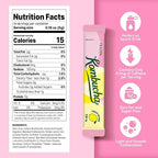 TEAZEN Sicily Pink Lemon Kombucha Powder, Hydration Drink Mix, Sugar Free, Live Probiotics & Prebiotics, On-the-Go 10 Packets, 1.76oz