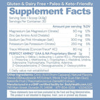 BodyHealth PerfectAmino Electrolytes Powder No Sugar, Hydration Fasting Keto Zero Sugar Electrolytes Drink Mix with Trace Minerals - Passion Fruit - 30 Servings
