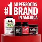 Force Factor Black Maca Gummies for Men & Women, Boost Energy, Strength, Drive & Vitality, BioPerine & Selenium for Superior Absorption, Peruvian Black Maca Root Extract, Passion Berry, 60 Gummies