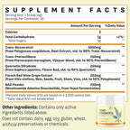 Trans-Resveratrol Powder Supplement with Red Wine Extract, Quercetin, Pterostilbene & NAD, 4.23 OZ, 30-Day Supply