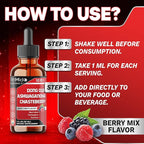 10in1 Liquid Dong Quai Supplement for Women with Ashwagandha, Chasteberry, Black Cohosh, Red Clover, Magnolia, Red Raspberry, Hops Flower, Lemon Balm, and Ginger - 30ml 1 Fl Oz