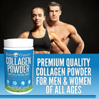 Root Vitality Collagen Peptides Powder - Grass-Fed, Pasture-Raised Hydrolyzed Protein Supplement for Skin, Hair, & Nails - Non-GMO, Zero Sugar Daily Supplement for Men & Women (30 Servings)