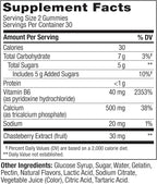OLLY Period Hero Gummies, PMS Support Supplement,* Chasteberry, Vitamin B6, Calcium, Cran-Raspberry Flavor, 30 Day Supply - 60 Count