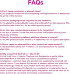 Pink Stork Iron for Women – 18 mg Non-Constipating Iron Bisglycinate + Vitamin C for Optimal Absorption – Energy, Focus, & Oxygen Supply – PMS, Pregnancy, Postpartum & Perimenopause - 60 Capsules