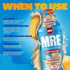 REDCON1 MRE Ready to Drink Protein Shakes Hostess™, Twinkies - Lactose Free RTD Protein Made with Real Whole Food Protein Blends - Easy to Digest Nutritional Shake (12 Pack)