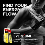 JUNG KWAN JANG Everytime Korean Red Ginseng Extract 1,050mg & Lemon - Vegan Energy Drink Liquid Stick Supplements - No Caffeine, No Gluten, Non-GMO 0.34 fl oz, 10ea (Pack of 6)