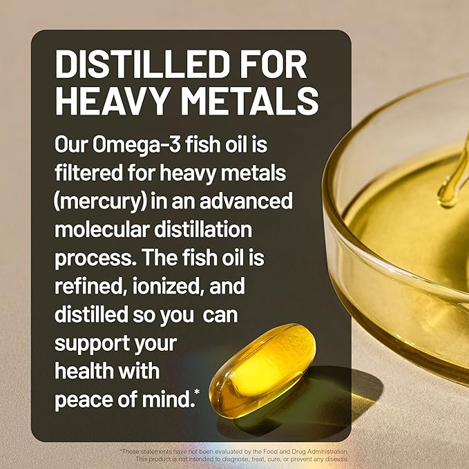 NatureWise Omega 3 Fish Oil - 500 mg per Pill - EPA & DHA - Immune Support, Brain Health & Optimal Wellness - Gluten and Soy Free, Non-GMO - 90 Softgels[3-Month Supply]
