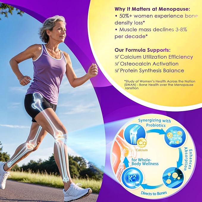 Menopause Supplements Sugar-Free Gummies, Hormone Balance for Women with Herbs Complex & Vitamin D3 K2 & Probiotic, Menopause Relief for Hot Flashes, Night Sweats, Mood Swings (60 Gummies)1