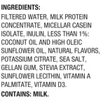 Oikos Protein Shake, Vanilla, 30g High Protein Drinks, Shelf Stable, Ready to Drink, 5g Prebiotic Fiber, 12 fl oz Bottle (Pack of 24)