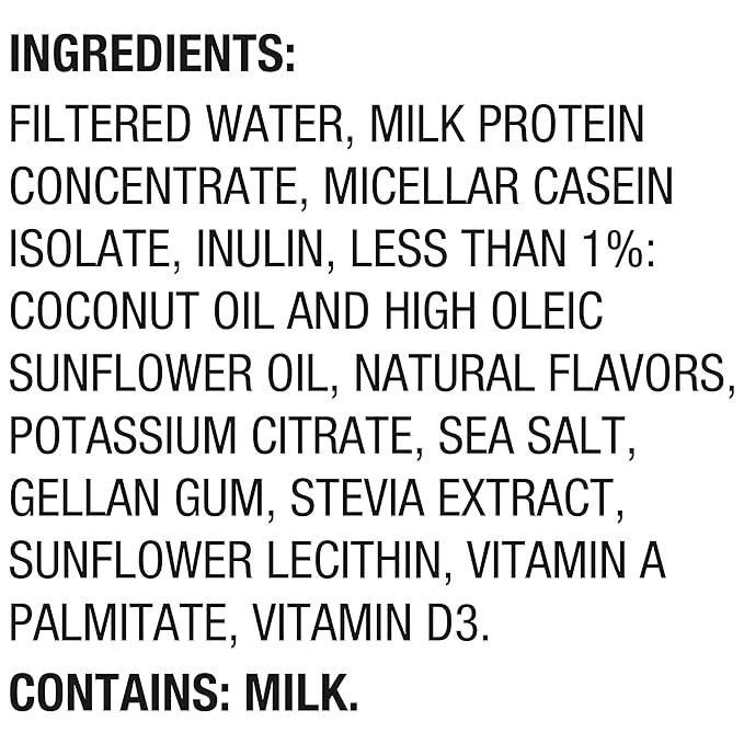 Oikos Protein Shake, Vanilla, 30g High Protein Drinks, Shelf Stable, Ready to Drink, 5g Prebiotic Fiber, 12 fl oz Bottle (Pack of 24)