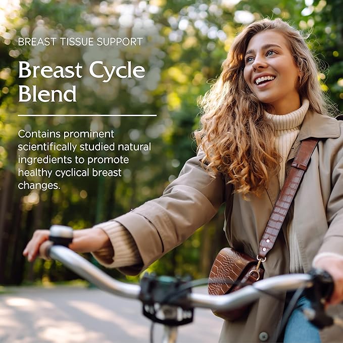 Vitanica Breast Cycle Blend, Breast Cycle Support, Iodine, Borage Seed Oil, Chaste Tree Berry (Vitex), Dandelion, Vegan/Vegetarian, 60 Capsules