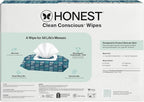 The Honest Company Hypoallergenic Multi-Use Baby Wipes for Sensitive Skin, Balance Blues, 576 Count