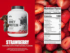 Levels Grass Fed Whey Protein Powder, No Artificials, 24G of Protein, Strawberry, 5LB