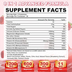 Calcium Citrate Gummies - Chewable Calcium Gummies for Bone, Muscle, Teeth, Immune Support, High Absorption Calcium Supplements for Women & Men Sugar Free Strawberry Flavor 120 Count