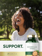 Carlyle Boswellia Extract Capsules | 250 Count | Boswellia Serrata Complex with Black Pepper Extract | Non-GMO, Gluten Free Supplement