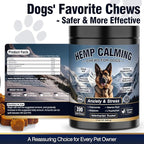 Calming Chews for Dogs 200ct, Dog Calming Chews - Anxiety and Stress Relief Treats Melatonin Bites Sleep Aid for Small/Medium/Large Dogs Calm Dog - Separation, Fireworks, Thunder, Barking - Chicken