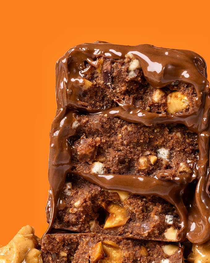 War on Sugar Chocolate Peanut Butter Crunch - High Protein Bars, No Sugar Added, 15g Protein, 7g Net Carbs, Keto Friendly, Gluten Free, All-Natural Ingredients, Monk Fruit Sweetened, No Crash - 12 Count Box
