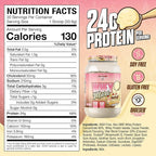 Axe & Sledge WHEY More Premium Protein Blend | 24g Protein, Whey Concentrate & Isolate | Prebiotic Fiber for Enhanced Absorption | Banana Split Sundae