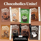 Keto Chow Chocolate Mint - Keto Meal Replacement Shake Powder - Nutritionally Complete - Low Carb - Delicious Easy Meal Substitute - Protein Rich You Choose The Fat - Single Meal Sample