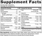 OLLY Men's Multivitamin Gummy, Vitamins A, C, D, E, B, Zinc, Blackberry Flavor, 45 Day Supply - 90 Count