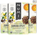 Numi Organic Damiana Uplift Herbal Tea – 48 Herbal Tea Bags – Energizing Blend for Mood Support Vitality & Daily Wellness
