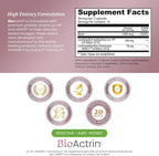 SIGNIFY NATURE Bioactrin Vaginal Probiotics for Women - Bacterial Vaginosis & Yeast Infection Treatment - BV Probiotic - pH Vaginitis Support-28 Pills