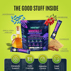 MOCKTALE-1 Metabolic GLP-1 Weight Management Supplement with Berberine & Akkermansia, Chromium, Ceylon Cinamon, Apple Cider Vinegar Lemon Mint Flavor Non-Alcoholic Cocktail 30 Packets