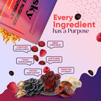 Mushroom Gummies - 10-in-1 Advanced Complex w/Lions Mane, Reishi, Cordyceps, Turkey Tail - Focus & Brain Support - Raspberry Flavored 60 Vegan Lions Mane Mushroom Gummies for Adults