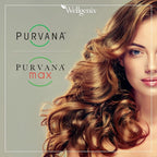 Wellgenix Purvana MAX Hair Skin and Nails Supplement – 5000mcg Biotin with MSM & B-Complex – Supports Thicker Hair, Stronger Nails & Glowing Skin – 60 Veggie Capsules (2 Pack)