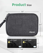PULIV Weekly Pill Organizer 4 Times a Day with a Business Stylish Bag, Portable Pill Box 7 Day with 28 Compartments for Men, Removable Pill Sorters to Store Vitamin, Medication, Fish Oil, Supplements