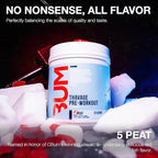 RAW Pre Workout Powder, Thavage (5 Peat, Red Gummy) - Chris Bumstead Sports Nutrition Supplement for Men & Women - Cbum Pre Workout for Working Out, Hydration, Mental Focus & Energy - 40 Servings