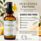 Feminine Spray for Women – All Natural Yoni Oil Deodorant & Moisturizer, Organic Essential Oils, Chemical-Free, Sensitive Vaginal Care | 4 oz Refill Dropper Bottle