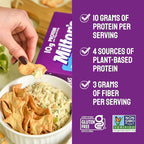 Milton's Protein Crackers, Crispy Sea Salt - 10g of Plant-Based Protein Per Serving, Gluten Free, Non-GMO Project Verified, Vegetarian-Friendly, Zero Grams Added Sugar Per Serving, 4.25 Oz, Pack of 2