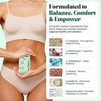Pure Flora Vaginal Probiotic Suppository - 4 Strain Lactobacillus + Lactoferrin + USP Hyaluronic Acid - Promotes Healthy Vaginal Microbiome, Odor, BV, pH Balance, & Dryness Relief - Natural - 20 Count