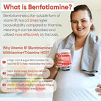 Vitamin B1 & Methylated Vitamin B Complex Gummies - All B Vitamins, Benfotiamine, Thiamine & Inositol, Methylated B1 B2 B6 Multivitamins, L-methylfolate, Methyl B12 for Nerve Cognition Energy, 120Cts