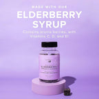 The Elderberry Co. Extra Strength Elderberry Gummies with Vitamins C, D,E and Zinc for All-Natural Immune Support, No Artificial Ingredients (90 Count)