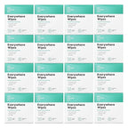 Her Fantasy Box | Everywhere Wipes – 100% Organic Cotton, Gentle & Refreshing, pH-Balanced, Fragrance-Free, Plant-Powered for Body, Face & Intimate Areas, Ideal for Sensitive Skin - 16 Pack, 240 Wipes