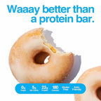 Legendary Foods Protein Donuts - 22g Protein, Glazed Vanilla, Zero Sugar Snack, Gluten Conscious, Low Carb, Keto Suitable, Diabetic and GLP-1 Diets - 8 Pack with Two Donuts per pack