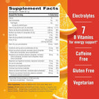 Emergen-C 1000mg Vitamin C Powder for Daily Immune Support Caffeine Free Vitamin C Supplements with Zinc and Manganese, B Vitamins and Electrolytes, Super Orange Flavor - 30 Count
