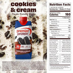 Premier Protein Shake, Cookies & Cream, 30g Protein, No Added Sugar, 24 Vitamins & Minerals to Support Immune Health, 11 fl oz, 4 Pack