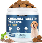 Calming Chews for Dogs Anxiety Relief, Dog Calming Chews-Anxiety and Stress Relief Treats Melatonin Bites Sleep Aid Calm Dog with Noise,Thunder,Barking,Separation(Chicken Flavor, 150 Chews)