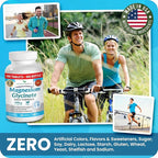 Magnesium Glycinate 400mg | 200 Tablets | High Absorption Mag Supplements for Sleep, Leg Cramps, Heart, Muscle, Calm | Non Buffered Bisglycinate, Extra Strength for Women and Men, Tablets Not Capsules