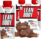 Lean Body Ready-to-Drink Chocolate Protein Shake, 20g Protein, Whey Blend, 0 Sugar, Gluten Free, 22 Vitamins & Minerals, (Recyclable Carton & Lid - Pack of 4)