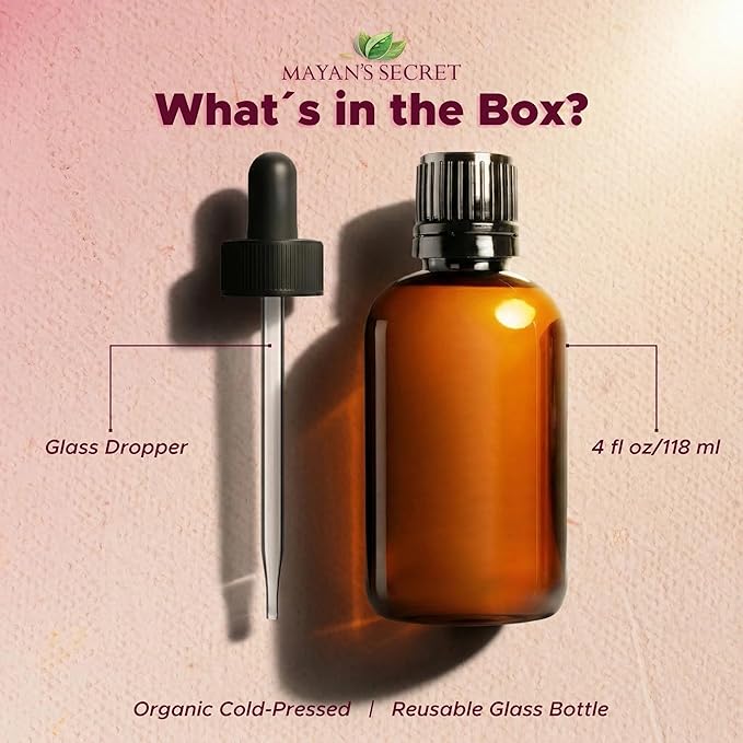 Mayan's Secret Milk Thistle Seed Oil Pure Cold Pressed Rich in Vitamin E and for Aging Skin