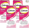 Caltrate 600 Plus D3 Calcium and Vitamin D Supplement Tablets, Bone Health Supplements for Adults - 60 Count (Pack of 4)