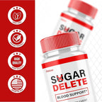 Sugar Delete Capsules - SugarDelete Blood Support Pills Maximum Strength Japan Supplement Advanced Formula Premium All Natural Vitamin Japanese Blend Overall Health Wellness Reviews (60 Capsules)
