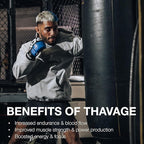RAW Pre Workout Powder, Thavage (Champion Mentality) - Chris Bumstead Sports Nutrition Supplement for Men & Women - Cbum Pre Workout for Working Out, Hydration, Mental Focus & Energy - 40 Servings