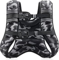 ZELUS Weighted Vest, 6lb/8lb/12lb/16lb/20lb/25lb/30lb Weight Vest with Reflective Stripe for Workout, Strength Training, Running, Fitness, Muscle Building, Weight Loss, Weightlifting