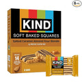 KIND Soft Baked Squares, Salted Caramel Almond Flour Blondie, Gluten Free, Healthy Snack Bars, 5g Protein, 6 Count
